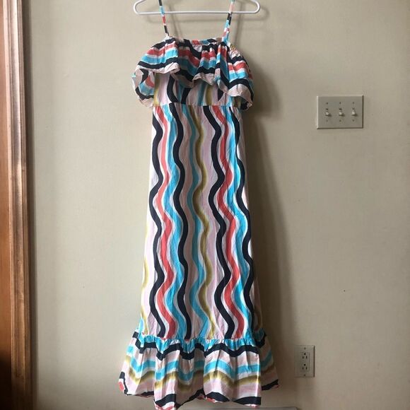 Farm Rio Sleeveless Ruffle Maxi Dress - Picture 5 of 8